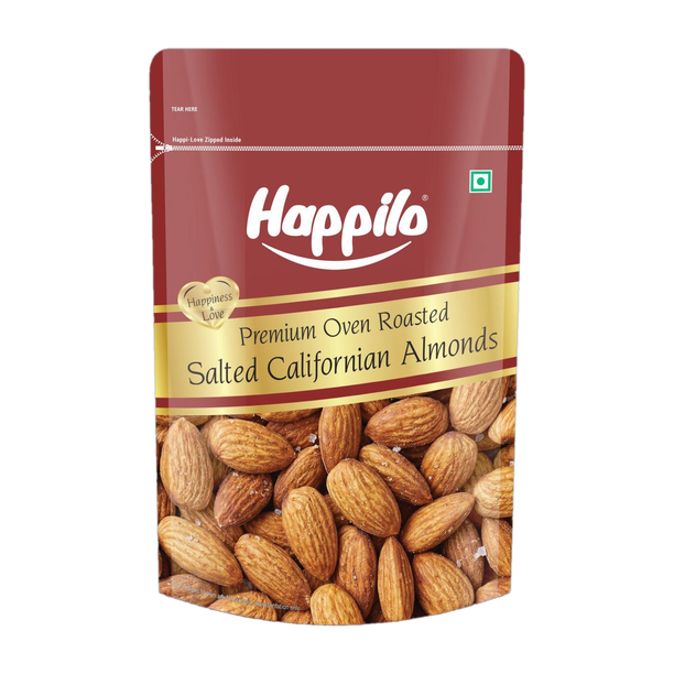 Happilo Oven Roasted and Salted California Almonds