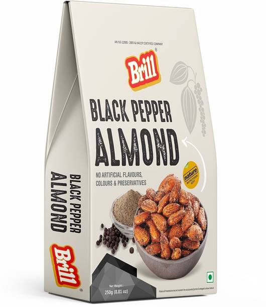 BRILL Roasted Black Pepper (Badam) Almonds