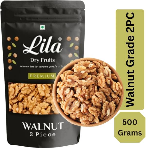 lila dry fruits Premium Raw, Nutritious & Delicious Walnut2pcs| Akhrot Giri|.| Walnuts