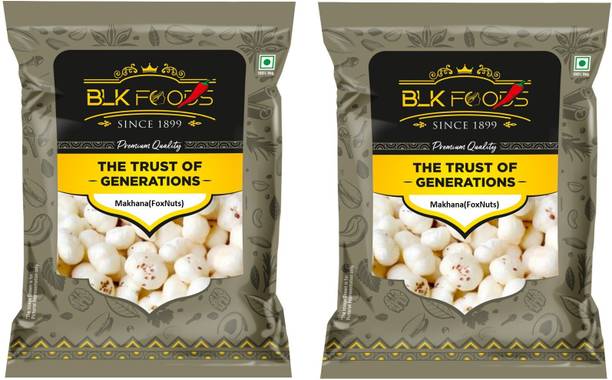 BLK FOODS Daily Makhana (Foxnuts) (100gx2) Fox Nut
