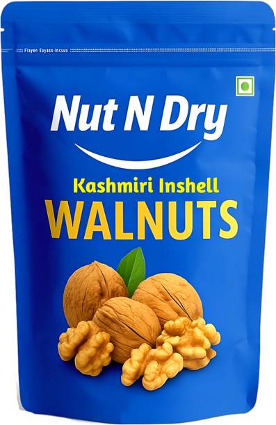 Nut N Dry Kashmiri inshell Walnuts 500gm | akhrot with shell | walnut 500gm Walnuts