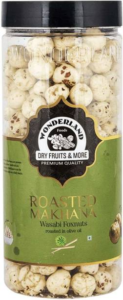 WONDERLAND Makhana Premium Wasabi Foxnuts Assorted Nuts