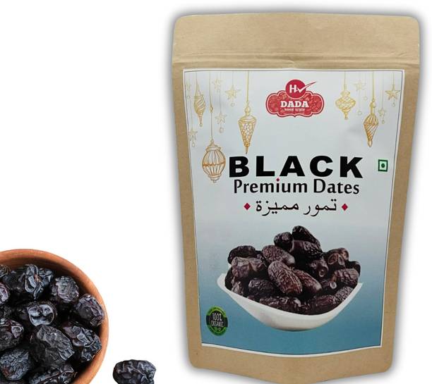 DADA Black Dates for Strong Bones | 100% Fresh & Natural | Anti-Oxidants Rich Dates