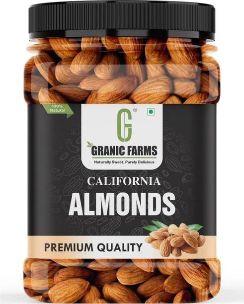 GRANIC FARMS Premium California Almonds | Badam Giri| Whole, Raw, Natural Badam | Almonds