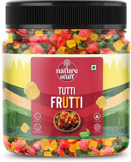 Nature stuff Multicolor Tutti Frutti | Fresh Cherries for Cakes & Cookies Decoration Cherries