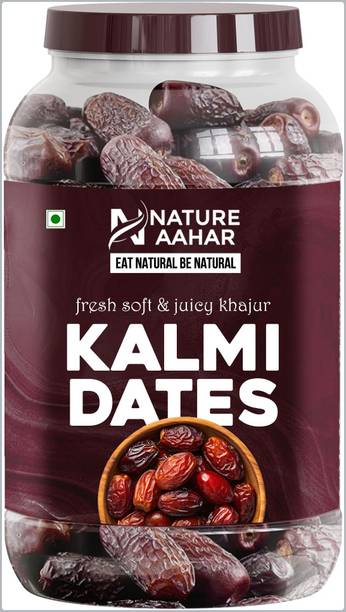 Nature Aahar Kalmi | Premium Soft Kalmi Khajoor | Naturally Sweet, Healthy Dry Fruit Dates