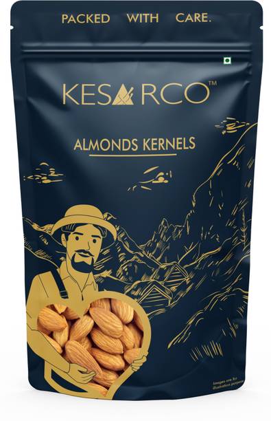 KESARCO Regular Californian Almonds 1kg | Raw Badam | Rich in Protein & Fiber Almonds