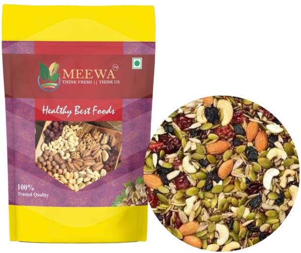 MEEWA Healthy Mix Nuts, Seeds and Berries Combo Pack, Mixed Dry Fruits ,1 kg Almonds, Assorted Fruits &amp; Nuts, Cashews, Cranberries, Walnuts, Assorted Seeds &amp; Nuts