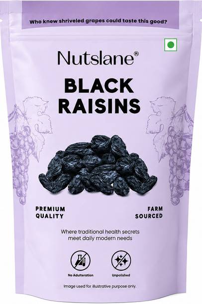 Nutslane Premium Black Raisins , Dry Fruits Raisins