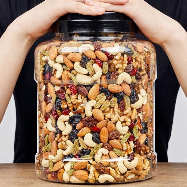 PIYOR Mix Dry Fruit | Panchmeva | 1 KG | Almonds, Apricots, Cashews, Raisins, Assorted Fruits & Nuts