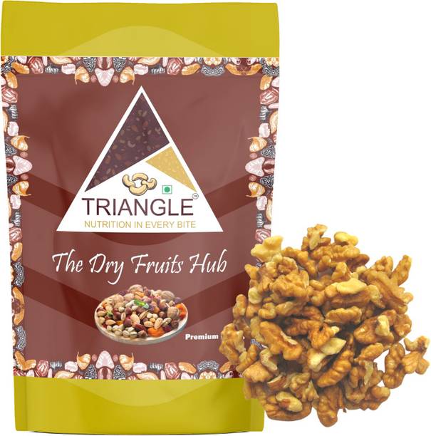 triangle 1 Kg Kashmiri Walnut Quarter Kernels Akhrot Giri | Natural Akhrot Giri Dryfruit Walnuts, Kernels
