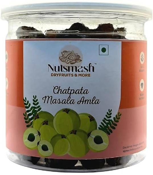 Nutsmash Tasty and Healthy Chatpata Masala Amla Natural Dry Amla for Digestion Amla