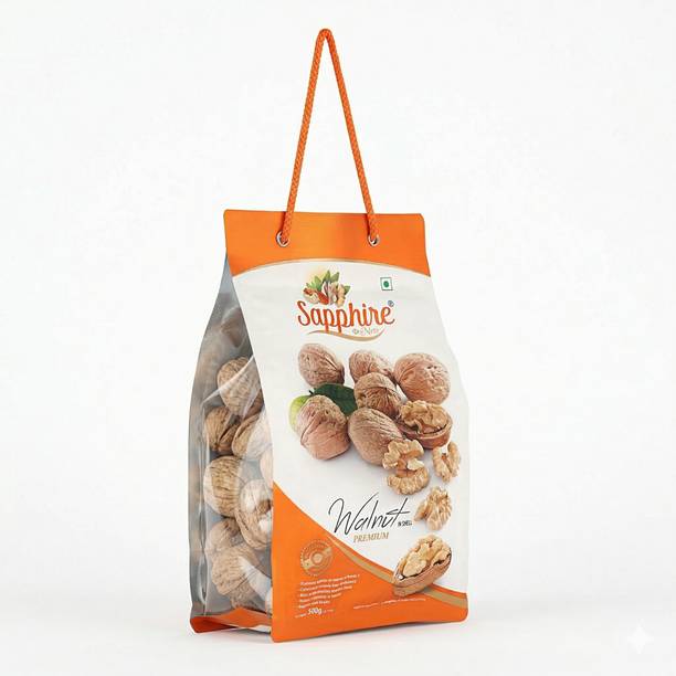 Sapphire Walnut Inshell California | Akhrot | Delicious & Crunchy Walnut -500 Gm Walnuts