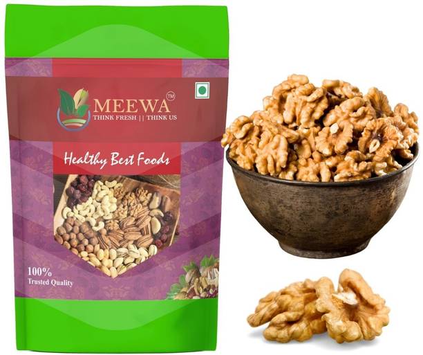 MEEWA Extra Light Halves Walnuts Kernels Without Shell, Akroth Giri, 1 Kg Walnuts