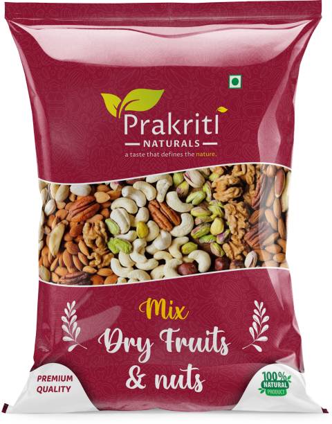 Prakriti Naturals Premium International Healthy Nutmix | 10+ Mix DryFruit | Ready to eat Assorted Nuts