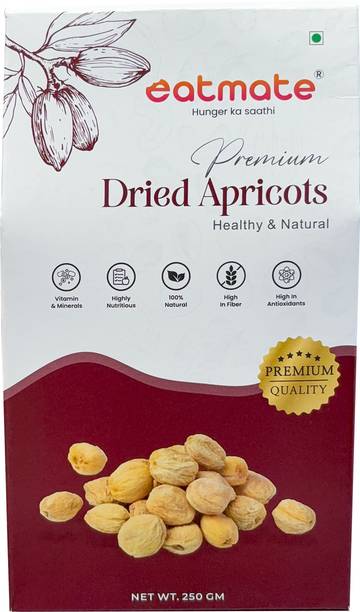 Eatmate Premium Dried Apricots Gold| Naturally Dried Khubani Soft Dried Apricot Fruit Apricots