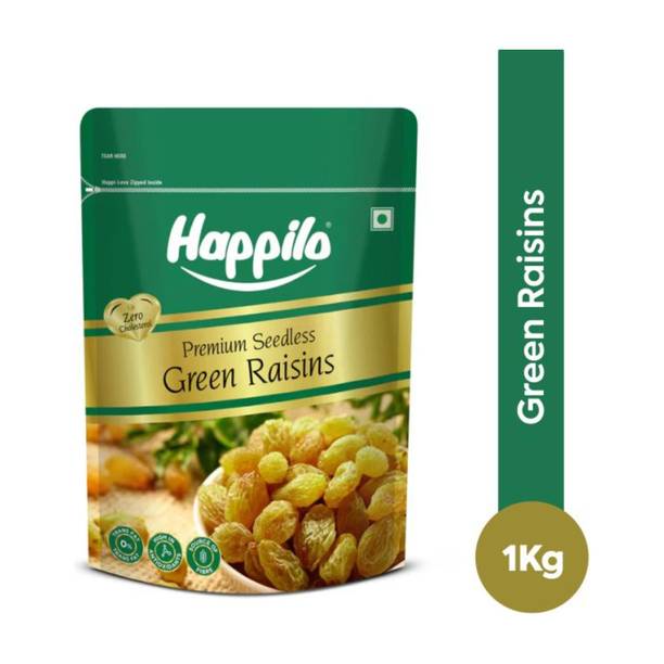 Happilo Premium Seedless Green Raisins