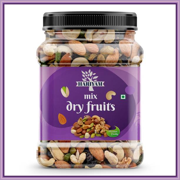 HARIYAM Mix Dry Fruit | Healthy IN JAR{Almond,Cashews,Raisins,Apricots and Many More}