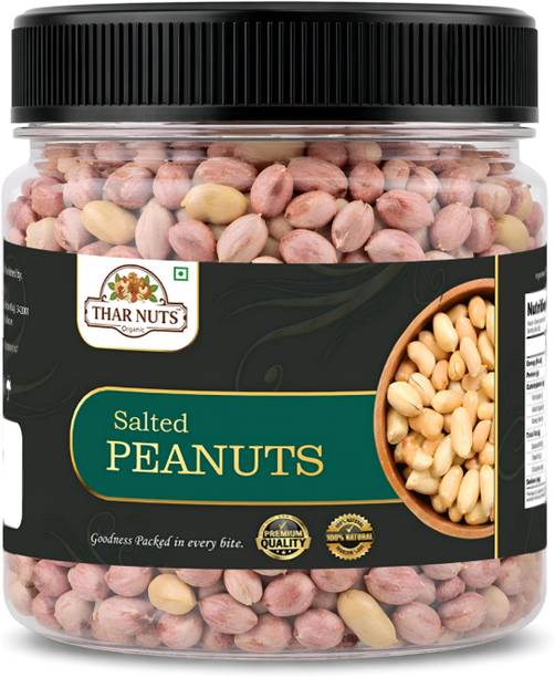 THAR NUTS Premium Salted Peanuts Protein Rich Crunchy Snack Jar-400g