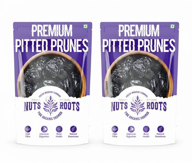 Nuts&Roots Premium Pitted California Prunes 2*100gHealthy Snack Rich in Potassium ,Fiber. Prunes