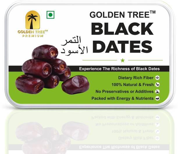 Golden Tree Black Dates Premium Soft Fresh Natural Sweet Healthy Snack Dates