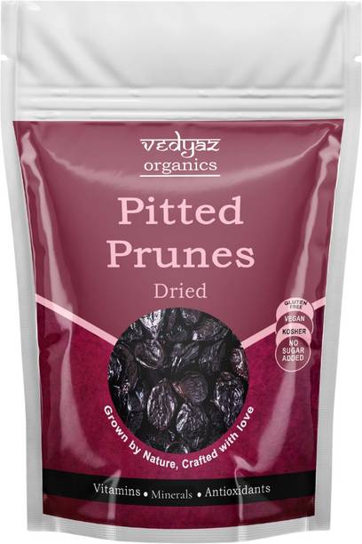 Vedyaz Organic Dried Pitted Prunes Dry Fruits for eating - Seedless Prunes