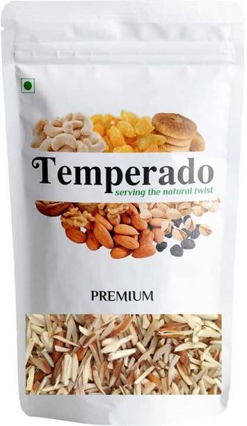 Temperado Nut Toppers California Natural Almond Slivers, Slivered Almonds For Cake, Sweets | Badam Katran | Almonds Sliced | Claifornia Almonds Flakes | American Badam Cutting 100gm Almonds