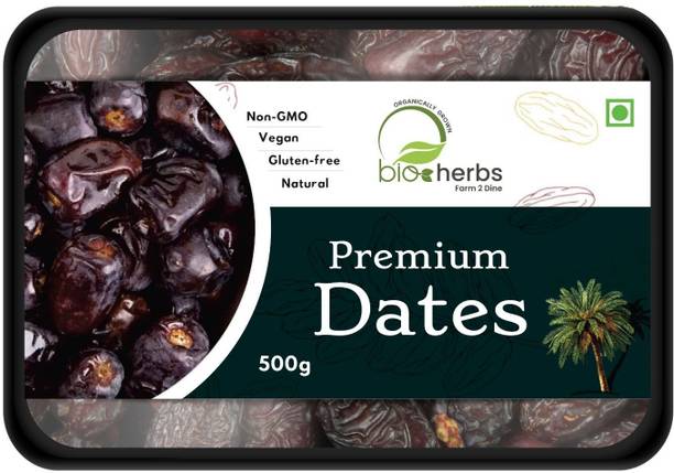 Bioherbs Premium dates, High Fibre 500g Dates