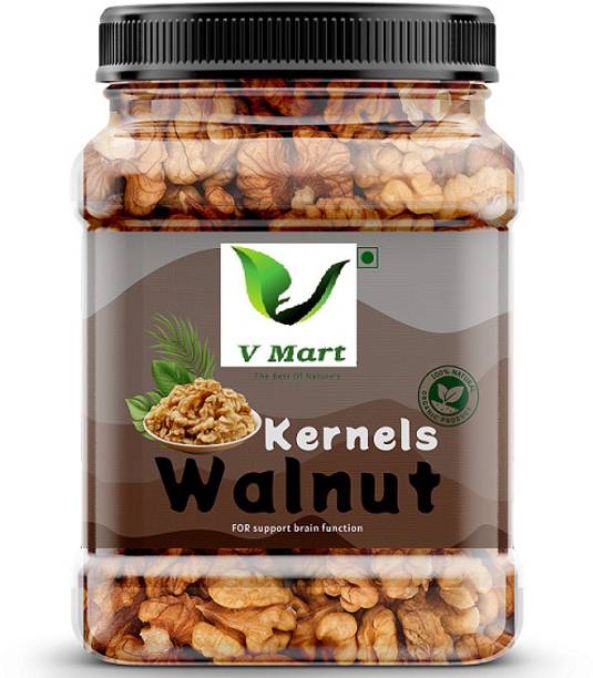 V MART Walnut Kernals | 100% Natural Raw Walnuts Grade-8pcs | Akrot Giri Dry Fruit Walnuts