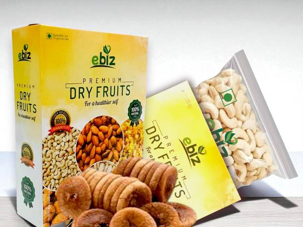 eBiz Premium Cashew & Figs Combo Pack | Healthy Dry Fruits | Natural & Fresh Nuts Cashews, Figs