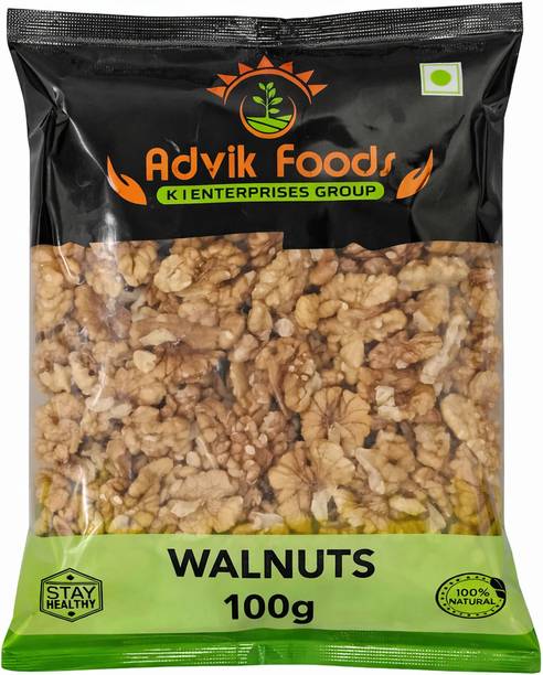 advik foods Walnut Kernels (Kashmiri Walnut),Walnut Without Shell | 100% Natural Walnuts