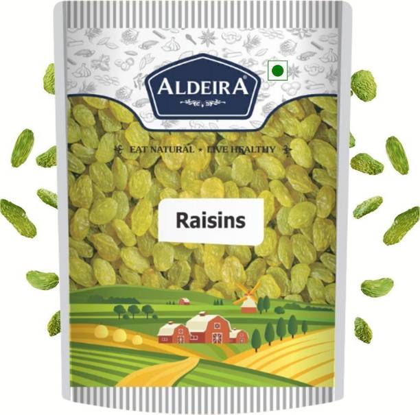 Aldeira Natural Seedless Green Kishmish 500g Pack Raisins