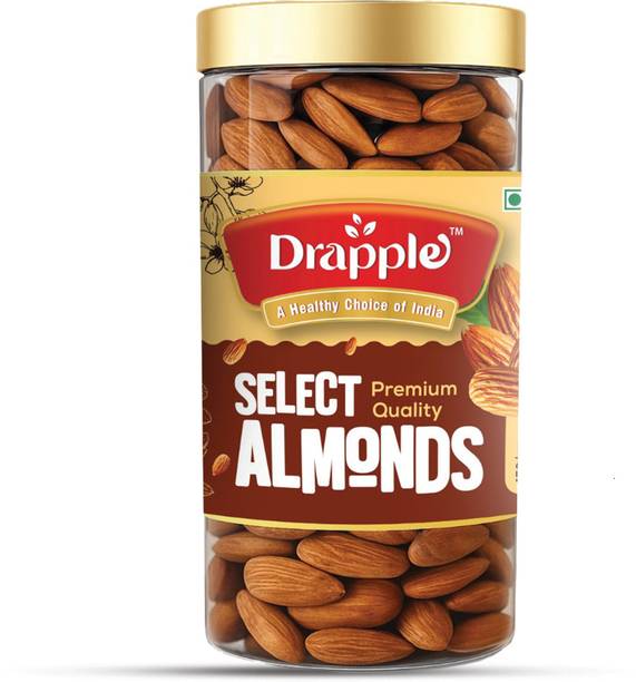 Drapple Premium Quality Almonds – 450g | High Protein Dry Fruit| Fresh & Crunchy Almonds