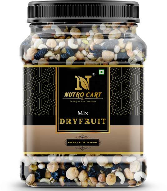 Nutro Cart Mix Dry Fruits [Almonds, Cashews, Raisins, Pistachios,Apricot,] Almonds (1 kg)