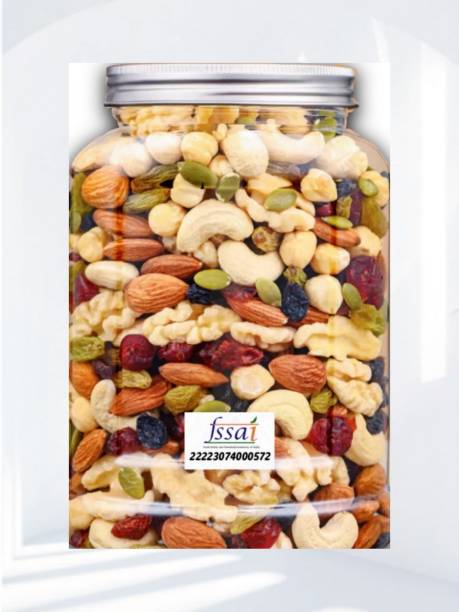 SHIVAAY mix dry fruits 1kg Almonds, Cashews, Dates, Dry Dates, Pistachios, Raisins Almonds, Apricots, Assorted Seeds &amp; Nuts, Cashews, Dry Dates, Walnuts, Raisins, Kernels