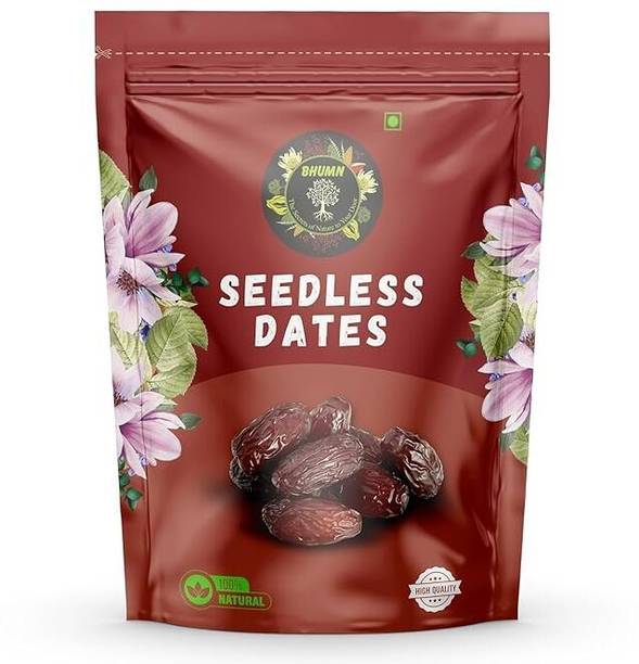 bhumn Fresh Seedless Dates | Khajur Dry Fruit | Healthy Snack -Rich In Protein Dates