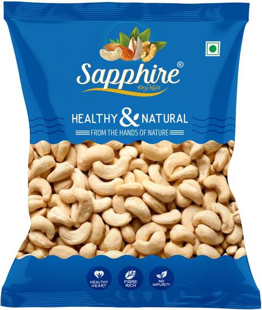 Sapphire Regular Raw Cashews 500g Pack of 1 Cashews