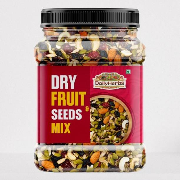 DAILYHERBS Mixed Dry fruit | Panchmewa Mix Almonds, Cashews, Raisins, Dates, Apricots, Assorted Seeds & Nuts
