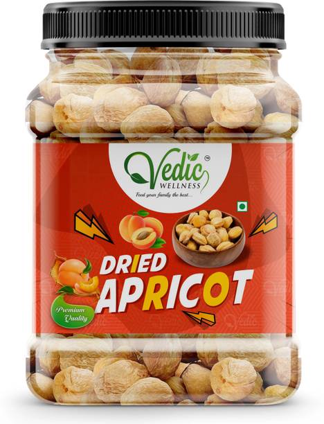 vedic Wellness Whole Dry Apricots | Khumani | Khurbani | Jardalu | Prunu Apricots Apricots