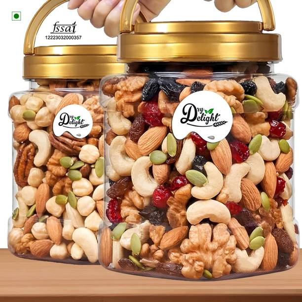 DRYDELIGHT Special Dry Fruit Mix | Panchmeva | Almonds, Cashews, Dry Dates, Kiwi, Pistachios, Raisins, Golden Berries