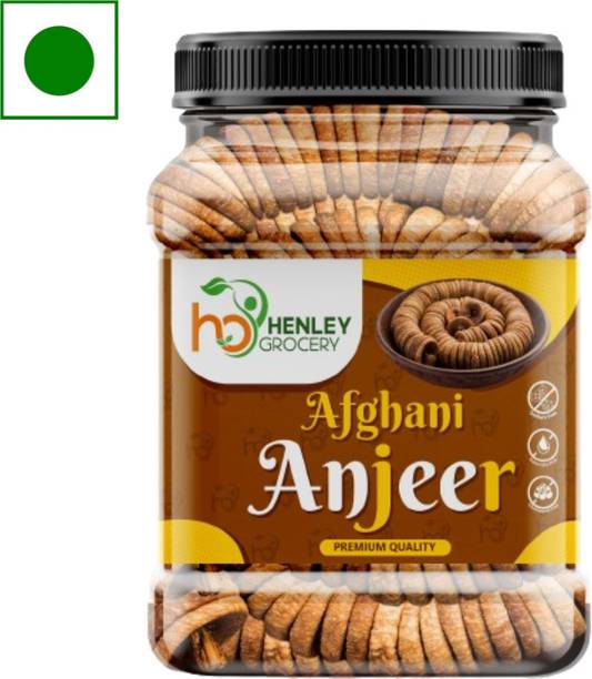 HENLEY Premium Afgani Anjeer - 1kg| Dried Figs | Natural, Fibre & Vitamin Figs Figs