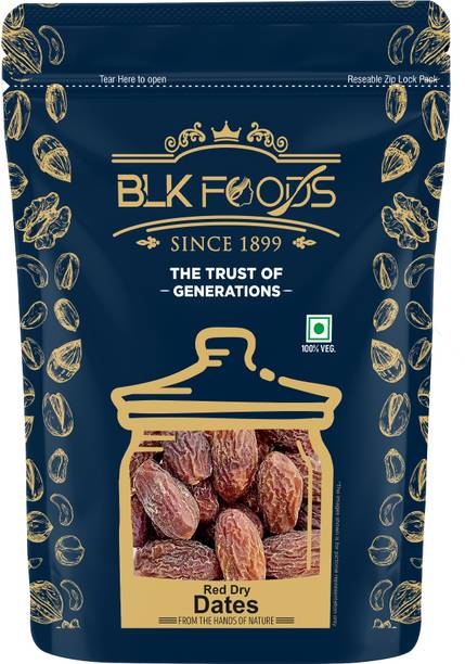 BLK FOODS Select 1Kg Dry Dates Brown | Sukha Khajoor (Chuara Kharek) Dates