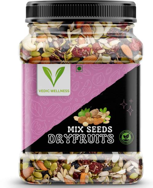Vedik Wellness Mix Dry Fruits [Almonds, Cashews, Raisins, Pistachios,Apricot,] Almonds (1 kg) Assorted Nuts