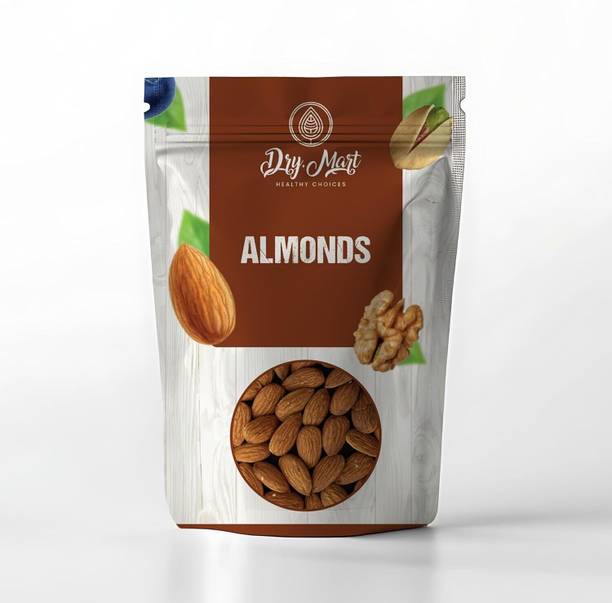 Dry.Mart Premium Almonds (Badam) | Crunchy, Natural & Healthy Dry Fruits Almonds