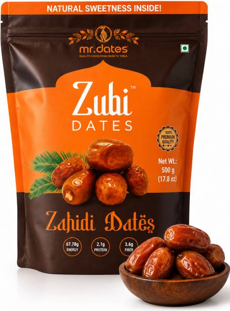 mr. dates MR Dates Zubi Zahidi Dates 500g Dates
