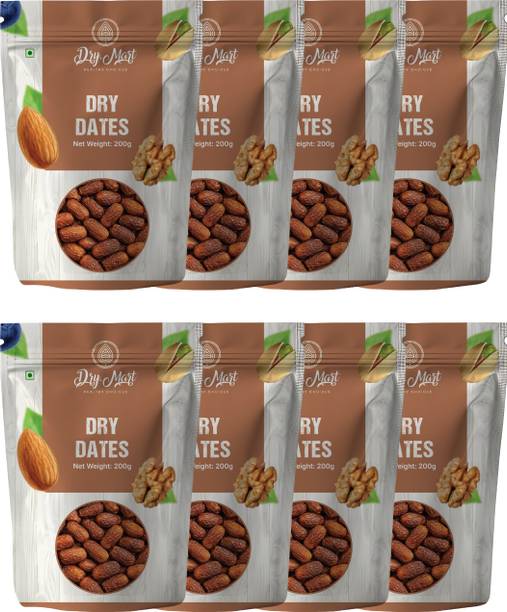 Dry.Mart Premium Dry Date Nuts | Natural & Healthy Tasty Dry Date (8 x 1600 g) Dry Dates