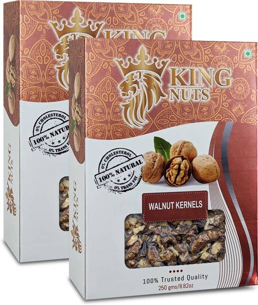 GOS GODS OWN Kashmiri Amber Broken Walnuts Kernels 500g, Walnuts