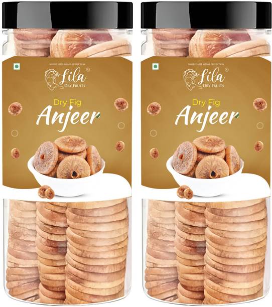 lila dry fruits Anjeer 500 G x 2 | Tasty Ideal for Party Snacks | Anjir Perfect for Gifting Figs