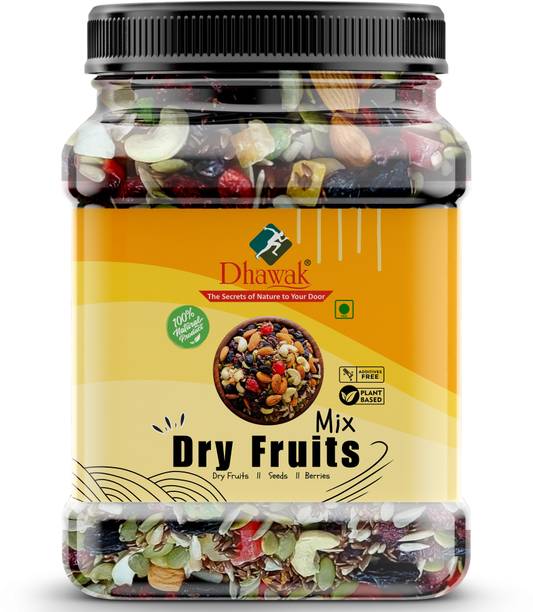 Dhawak Nut mix Mix Seeds and Dry Fruits for eating |Healthy Snacks Assorted Seeds & Nuts