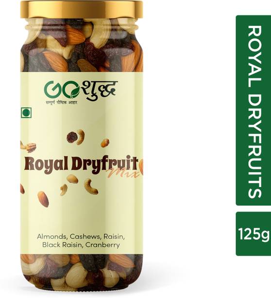 Goshudh Royal Dry Fruits Mix 125g Pack | Rich in Protein & Fiber Perfect for Daily Snack